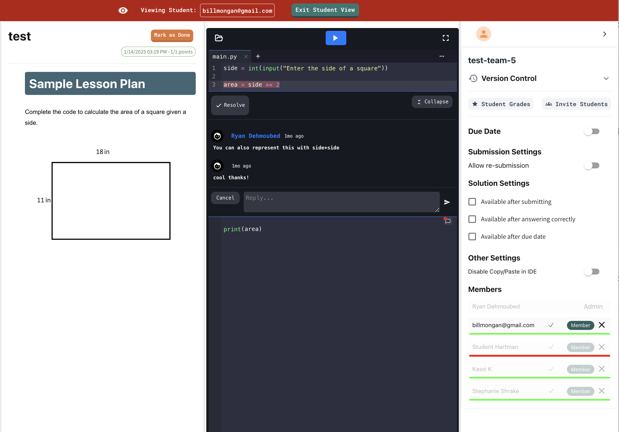 JuiceMind commenting and feedback features